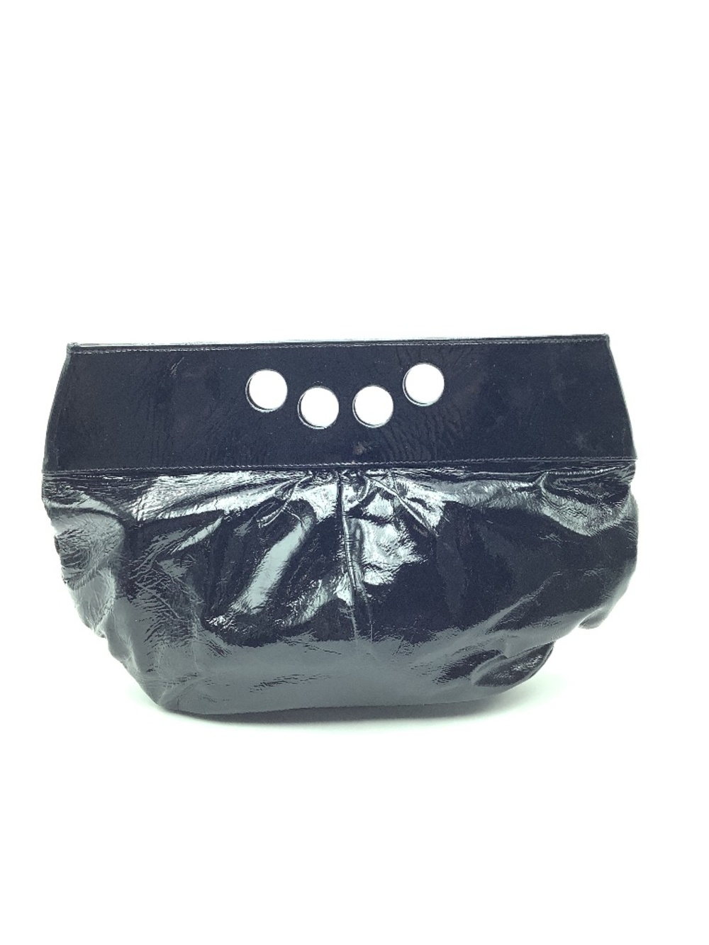 Seril Patent Leather Clutch